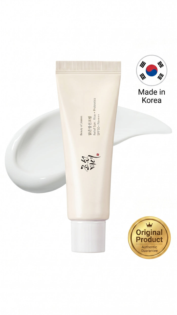 Beauty of Joseon Relief Sun: Rice + SPF50+ PA++++ (%30 Pirinç Özlü Su Bazlı Güneş Kremi) 50ml